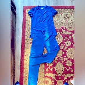 Royal Blue ADAR Addition scrub set